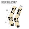 thumbnail image 4 of Rateoe Panda Doing Yoga Compression Socks for Women and Men 20-30mmHg-Circulation Support Socks Knee High Nurse Pregnant Running Medical and Travel Athletic, 4 of 7