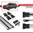 thumbnail image 5 of Compatible with Mercedes GLS Class X166 2017-2019 FLY Model Car Roof Rack Cross Bar Grey Aluminium 2 Bars, 5 of 8