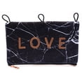 thumbnail image 1 of Pen+Gear 3 Loop EVA Black Marble Binder Pencil Pouch, 1 of 6
