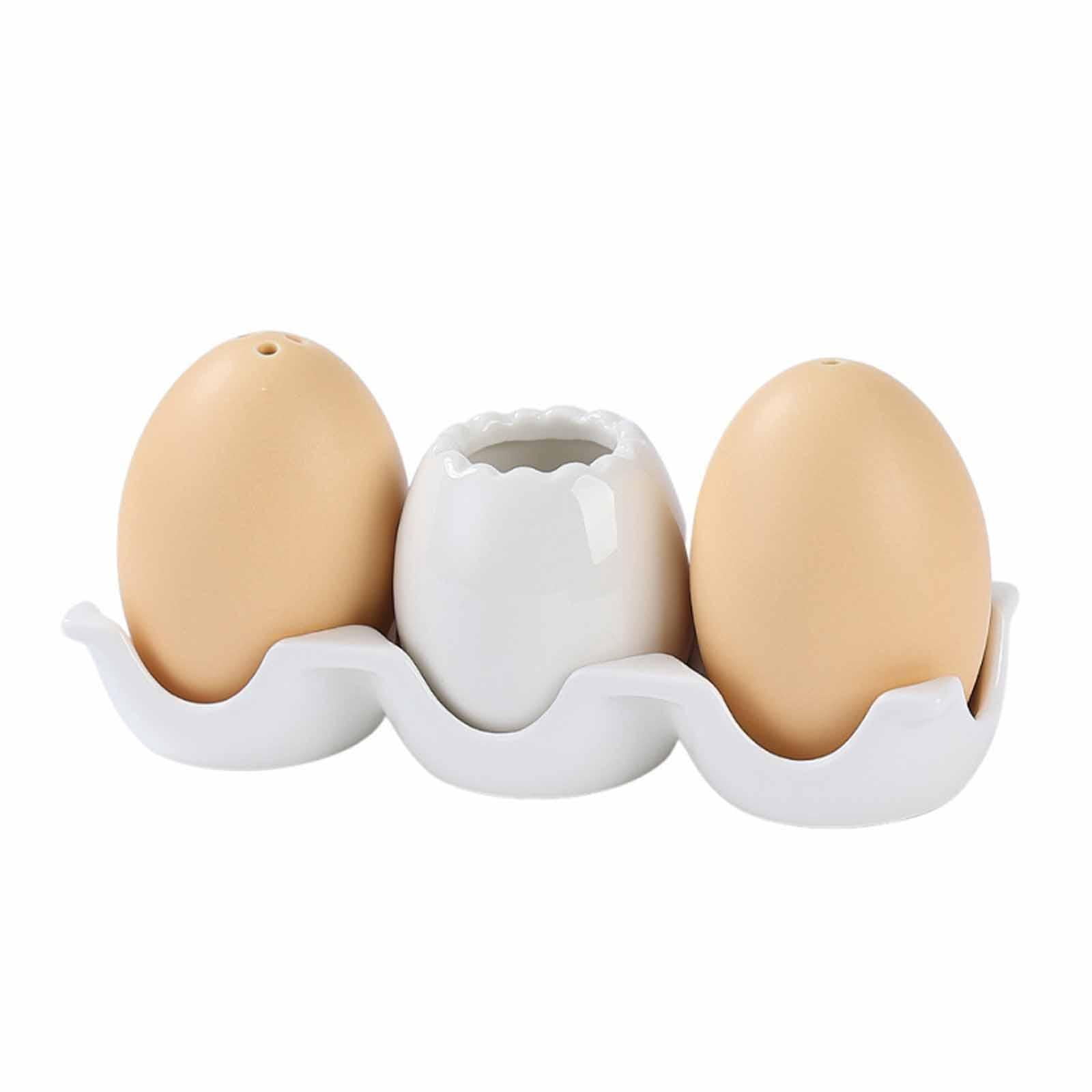 Egg-shaped Ceramic Seasoning Bottle, Kitchen Condiment Jar with Egg Design - Creative Home Kitchen Organizer, Ceramic Material Suitable for Storing Spices, Sauces, Seasonings - for Home Kitchen, Cook