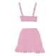 thumbnail image 3 of Traje de baño de dos piezas Tankini para mujer, estilo conservador de primavera, con falda de color liso y abertura en la parte delantera, tankinis para mujer, trajes de baño de dos piezas para mujer,, 3 of 6
