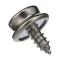 thumbnail image 2 of Seachoice 59397 Stainless Steel Button Stud with Tapping Screw - 40 Pack, 2 of 5