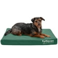 thumbnail image 4 of FurHaven Pet Products Indoor/Outdoor Oxford Cooling Gel Top Deluxe Mattress Pet Bed for Dogs & Cats - Forest, Medium, 4 of 12