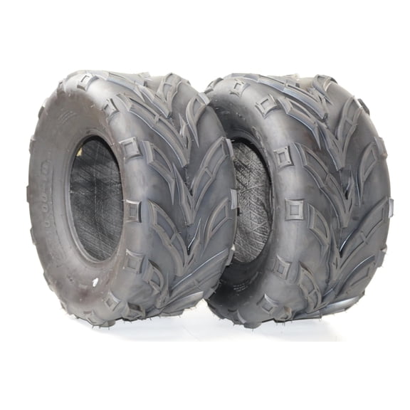 PrecisionAuto 2-Pack 19x7-8 ATV UTV Tires, 4PR Tubeless All Terrain Mud Trail Sand Off-Road Tires with Heavy-Duty Tread for UTV, Side-by-Side, Farm & Utility Vehicles