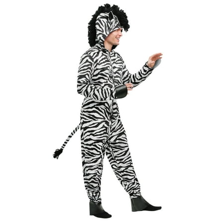 Wild Zebra Mens Costume
