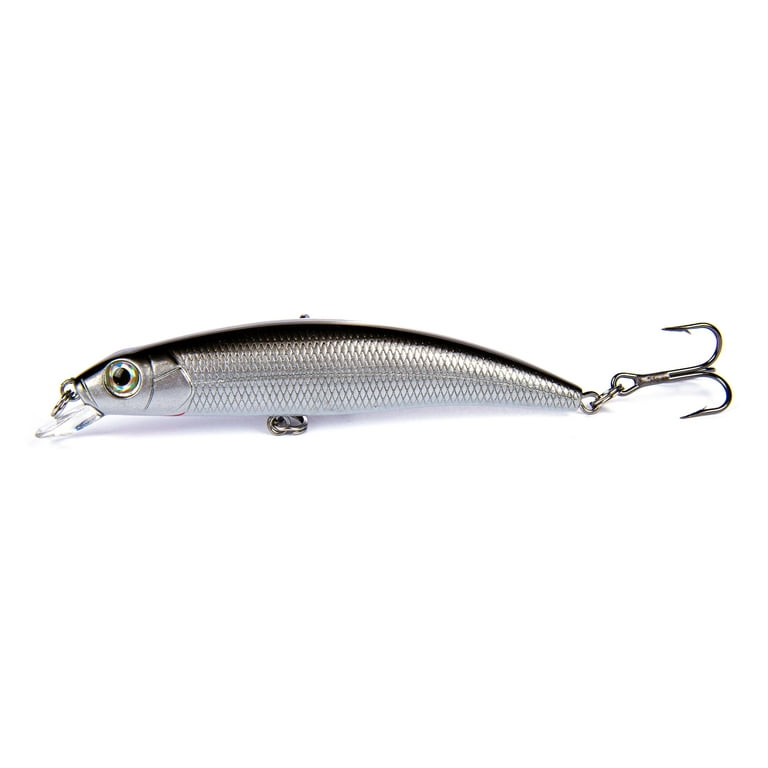 Winchester No. 9010 3-Hook Minnow Fishing Lure 1 Belly Weight