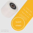 thumbnail image 3 of Para Girar Palet 80*70mm Nylon Beige + Plata, 3 of 5