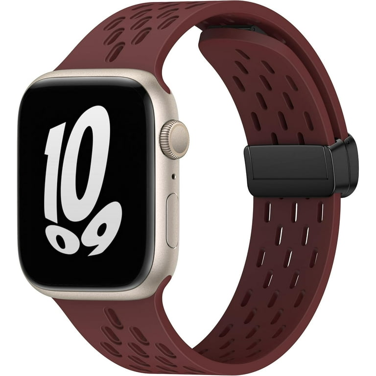 KOMI Breathable Waterproof Magnetic Sport Band for Apple Watch