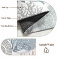 thumbnail image 6 of 6'x9' Area Rugs, Coastal Starfish Indoor Outdoor Area Rug for Living Room Bedroom, Ocean Multicolor Coral Shell Conch Washable Bathroom Rugs Kitchen Floor Carpet Mats Home Decor Aesthetic, 6 of 8