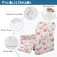 thumbnail image 6 of Renewold Butterfly Pink Oversized Recliner Cover Anti-Slip Lazyboy Cover 4 Pieces Soft Recliner Couch Cover Stay in Place Furniture Protector for Reclining Chair, 6 of 8