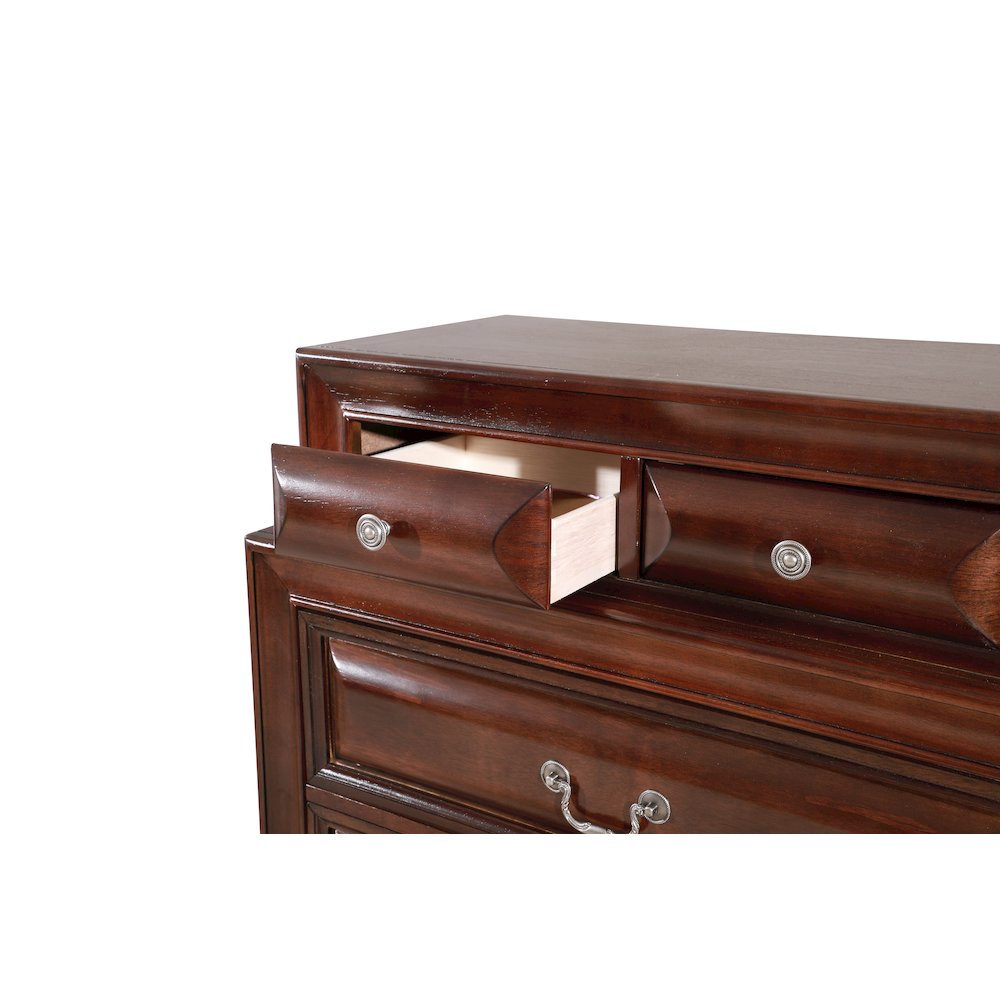 Glory Furniture LaVita Chest in Cappuccino Color