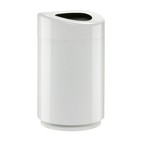Safco Products 9920WH Open Top Receptacle - 30 Gallon