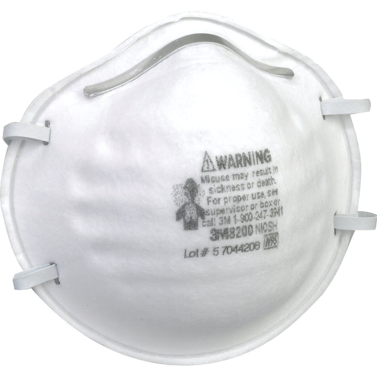 20-pack 3M Drywall Sanding Respirator N95 - Disposable, White - 20