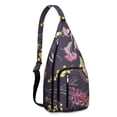 thumbnail image 1 of Sac à Dos Floral d'Été - Design Fleurs et Feuilles Tropicales, Compagnon de Voyage Léger, 1 of 4