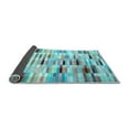 thumbnail image 2 of Ahgly Company Indoor Square Abstract Light Blue Contemporary Area Rugs, 5' Square, 2 of 4