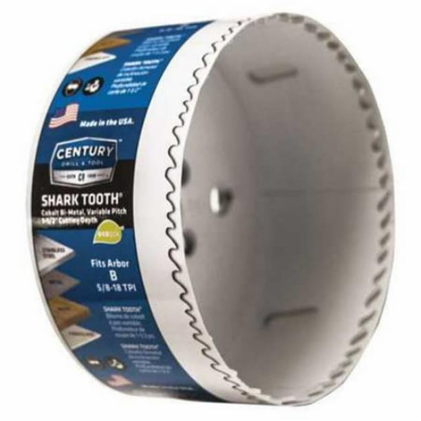 CENTURY DRILL AND TOOL 05056 31/2" BiMetal Hole Saw Shark Tooth