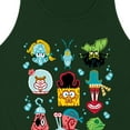 thumbnail image 2 of The Spongebob Movie: Search For Squarepants - Grid - Men's Sleeveless Graphic Tank, 2 of 5