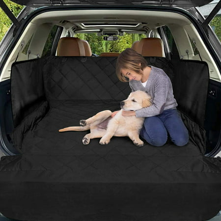 Cargo Liner For Suv Waterproof Dog Cover With Side Walls Protector And Bumper Flap Non Slip Backing Quilted Pet Seat Large Size Universal Fit Canada - Best Back Seat Dog Cover Uk