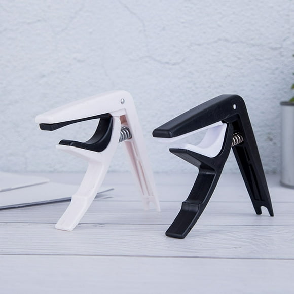 PTOOTP Practical ABS Guitar Clip Capo Tone Adjustment 4pcs for Beginners Professionals
