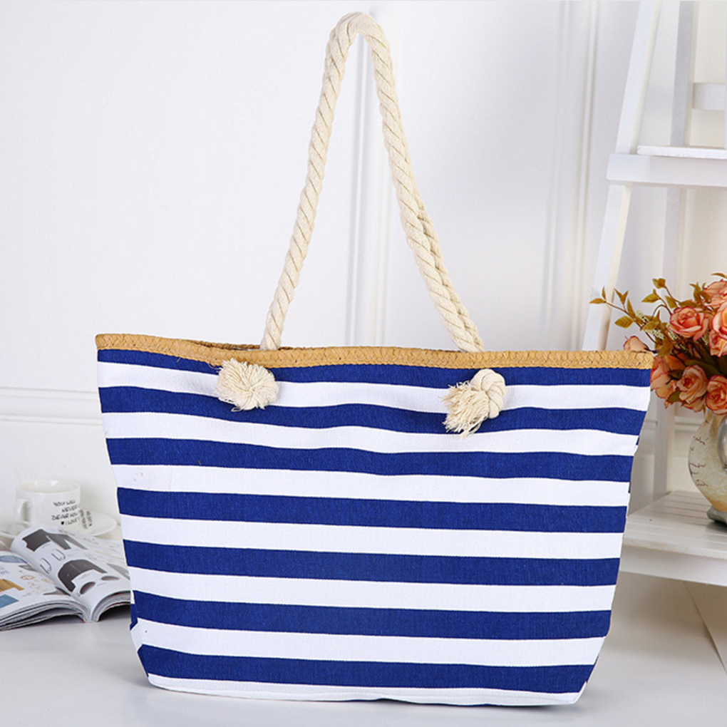 canvas bolsa with rope handles