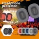 thumbnail image 4 of Inteprter Almohadillas para auriculares montadas en la cabeza, funda de cojín, almohadillas para juegos, auriculares, funda protectora de repuesto para Relojes inteligentes Gris claro, 4 of 6