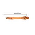 thumbnail image 2 of Uxcell 35mm Dart Shafts, Medium 2BA Thread Aluminum Dart Stems - 3 Pack (Orange), 2 of 5