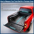 thumbnail image 7 of Spec-D Tuning Soft Quad Fold Tonneau Cover Compatible with 2005-2010 Dodge Dakota, 2011 Ram Dakota, 2006-2009 Mitsubishi Raider 78", 6.5FT Long Bed, 7 of 7