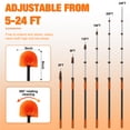 thumbnail image 6 of LAANPOLE 24FT Cobweb Duster with Extension Pole, Spider Web Brush for Cleaning Extendable, Professional Ceiling and Corner Dusters for Outdoor Indoor Use, 6 of 8