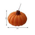 thumbnail image 3 of Pumpkin Shaped Candle Halloween Pumpkin Decor Fall Pumpkin Decor Decorative Candle for Home Halloween Party Table Decor Seasonal Home Accent 1 Count, 3 of 7