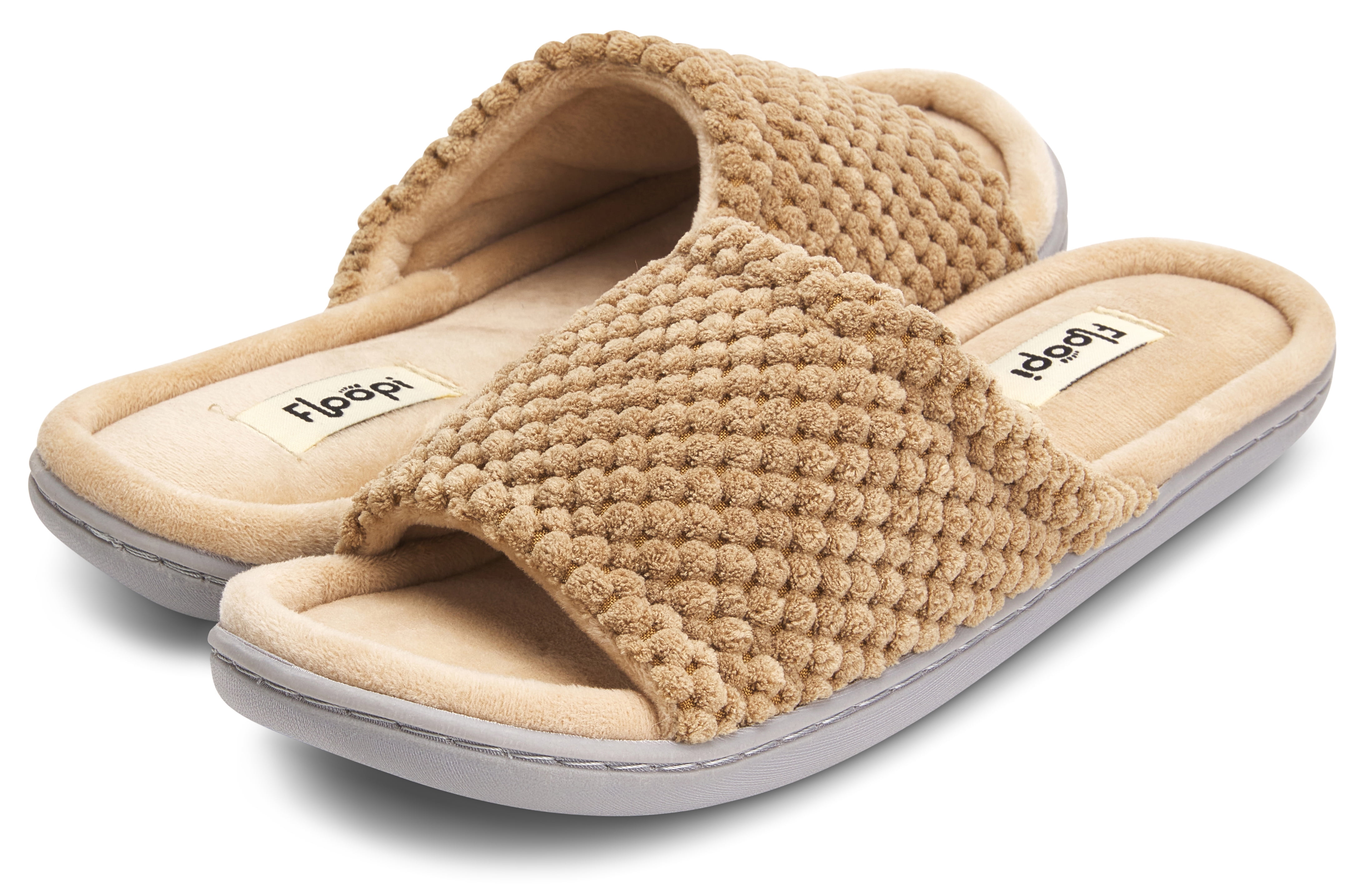 TELLW Lady Mens Linen Cotton Hemp Breathable Light Summer Spring Autumn Indoor Holiday Slippers