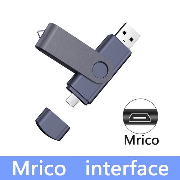Unidad Flash USB 3,0 de 2TB, Pendrive de 2TB, Adaptador tipo C metálico de 1TB, Mini disco U resistente al agua, novedad qym unisex
