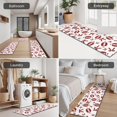 thumbnail image 5 of Football and Ribbon Shapes Pattern Kitchen Rugs Sets Of 3,Kitchen Runner Rugs Non Skid Washable,Decorative Kitchen Floor Mats for Kitchen,Sink,Laundry,17"x30"+ 17"x47" + 17"x59", 5 of 6