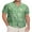 06-Light Green Cocos, variant on GIRUNS Men's Hawaiian Beach Short Sleeve Button Up Shirt Tropical Cuban Collar Casual Shirt