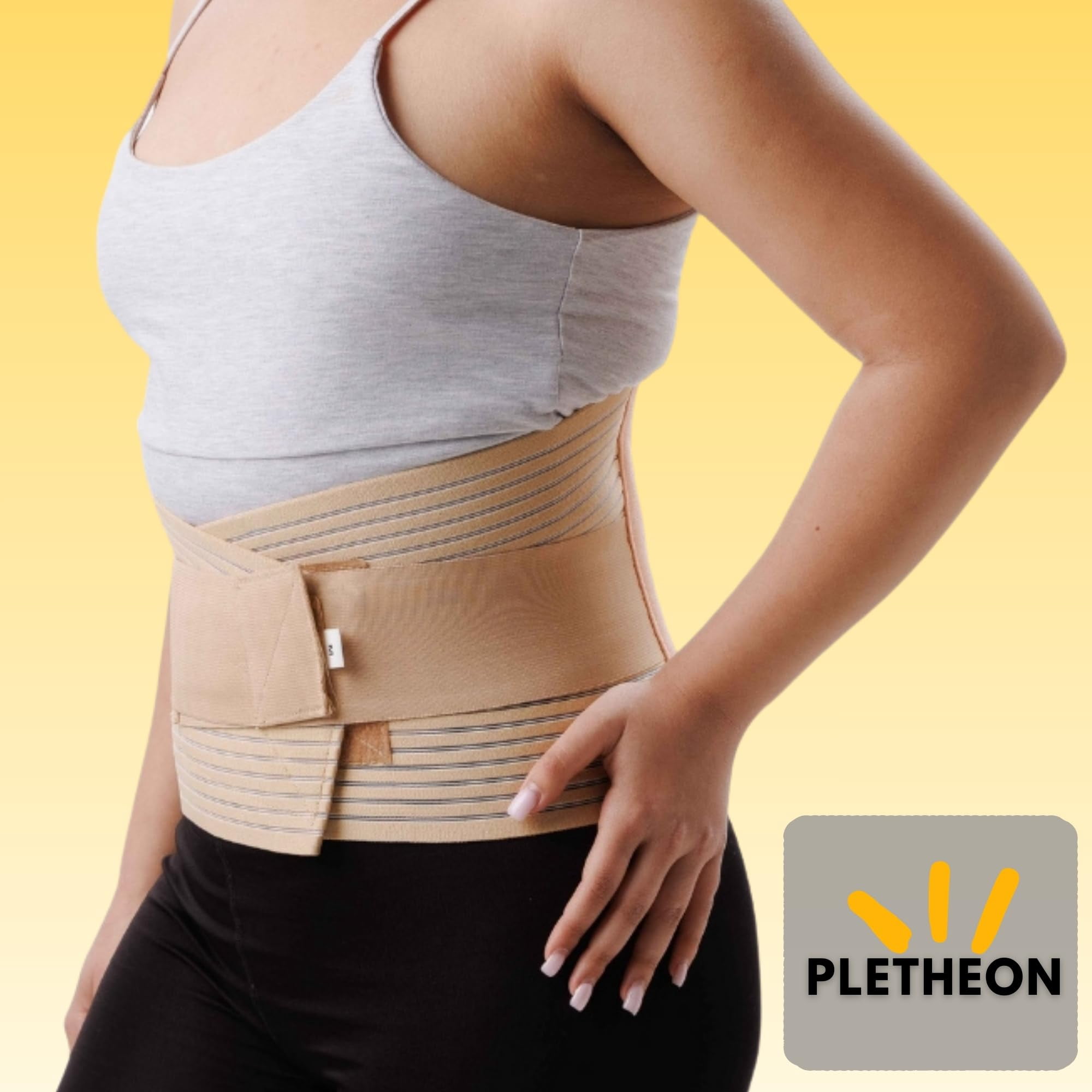 Adjustable Lumbar Support Belt for Lower Back Pain Relief Waist Brace for Men and Women | Posture Correction & Spine Support