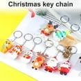 thumbnail image 2 of Keychain Christmas Themed Silicone Pendant Key Ring Bag Decorative Attachment Alloy Keychain, Type 6, 2 of 9