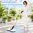 Tile Mopping Machine Cordless Electric Spin Mop for Hardwood Tile Laminate Floors ...