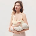 thumbnail image 2 of Vetsdori Womens Breastfeeding Nursing Bra Pumping Push up Maternity Bras Wireless Cozy Bralette Soft Lightweight Bras for Women, 2 of 7