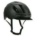 thumbnail image 1 of Casco de bicicleta ligero, ajustable, transpirable, con luces LED delanteras y traseras para desplazamientos en bicicleta, 1 of 12