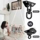 thumbnail image 3 of 2025 Hammock Hanging Kit, Heavy Duty Swing Hangers, 1200 lb Stainless Steel 360 Rotate Hammock Chair Hanging Kit Suspension Hooks with Bolt, 3 of 3