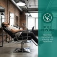 thumbnail image 4 of Olakula Barber Chair, Hydraulic Recline Salon Chair w/Adjustable Headrest Footrest for Barbershop Spa Tattoo.(Black), 4 of 11