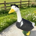 thumbnail image 5 of Lzobxe Porch Goose Clothes, Outdoor Garden Gooses Clothes for Cement or Plastic Statue, Yard Costume Set for Patio Lawn Entrance Decoration, 5 of 6