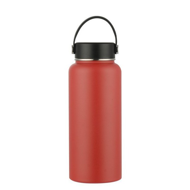 Hervidor de agua de acero inoxidable 304 para deportes al aire libre, escalada, termo de doble capa de gran capacidad