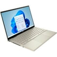 thumbnail image 3 of HP Pavilion X360 14 2-in-1 Business Laptop 14" Diagonal FHD IPS Touchscreen 11th Gen Intel Quad-Core i5-1155G7 8GB DDR4 1TB SSD Intel Iris Xe Graphics Backlit KB Fingerprint HDMI B&O Win11 Gold, 3 of 7
