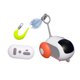 thumbnail image 3 of Juguete automático para gatos, rompecabezas para gatos, Robot, ejercicio de entrenamiento, gatito electrónico recargable, juguete con plumas para gato para uso en interiores y exteriores naranja, 3 of 10