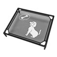 thumbnail image 3 of Refriando cama de mascota elevada cama elevada muebles transpirables y transpirables perros pequeños perros elevados cama para mascotas cama de hamaca patrón de perros, 3 of 8