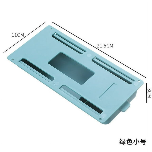 Cajón de almacenamiento debajo del escritorio, cajón debajo de la mesa, organizador de oficina, caja de almacenamiento oculta estilo pegamento, bandeja de escritorio para ordenar objetos pequeños.