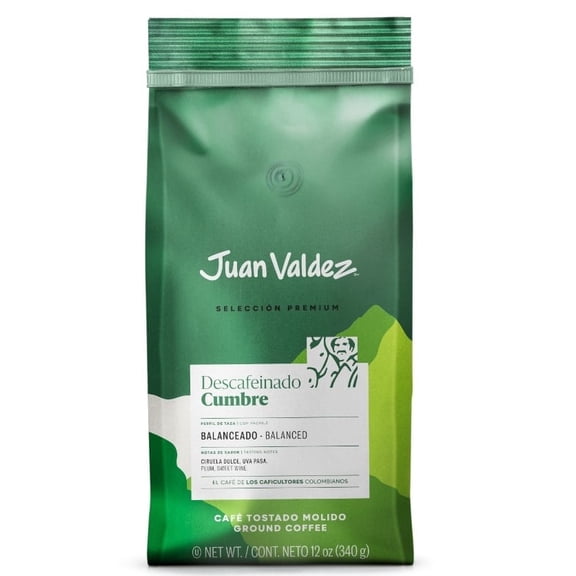 Juan Valdez Cumbre Decaf Ground Coffee 12oz