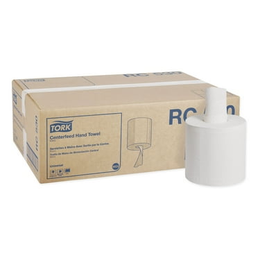 Tork Centerfeed Hand Towel, 2-Ply, 7.6 x 11.75, White, 530/Roll, 6 Roll/Carton (RC530)