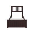 thumbnail image 4 of Mission Traditional Bed with Matching Foot Board, Multiple Colors and Sizes, 4 of 5