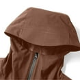 thumbnail image 5 of Mens Windbreaker Outdoor Three In One Hiking Jacket Windproof Jacket Warm And Thick Long Sleeved Hooded Casual Jacket/jacket Coffee L Zip Front Windbreaker Jacket, 5 of 5